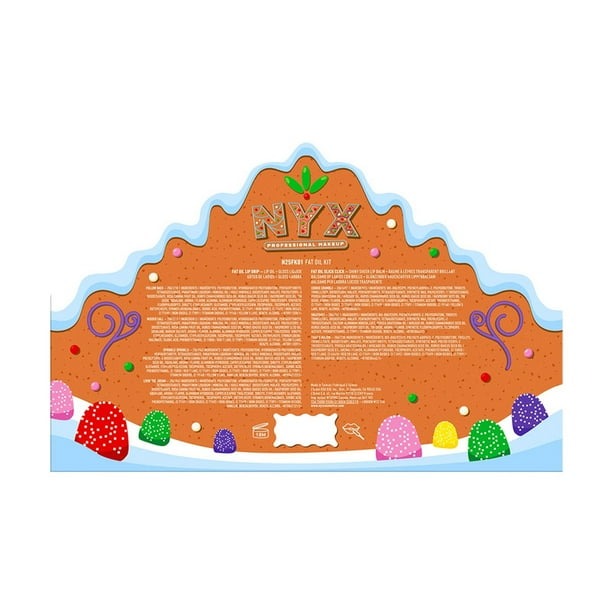 Set de Brillo Labial Nyx Professional Makeup Ginger Baddie Fat Oil Lip Drip y Slick Click de 4.8ml / 2g