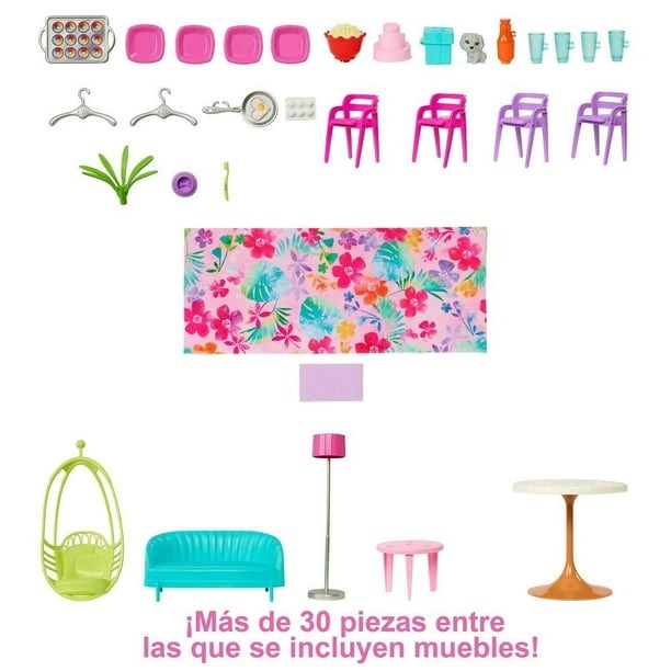 Set de Juego Mattel Barbie Casa de Muñecas Malibú