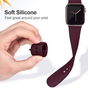 Reloj inteligente Apple Watch turquesa con correa de silicona 42-44-45 mm