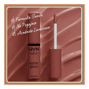 Vault de Brillo Labial Nyx Professional Makeup Ginger Baddie Buttergloss de 8ml