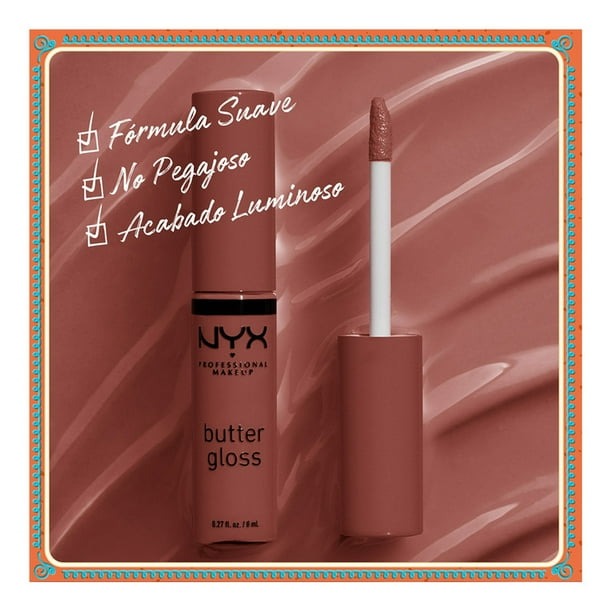Vault de Brillo Labial Nyx Professional Makeup Ginger Baddie Buttergloss de 8ml