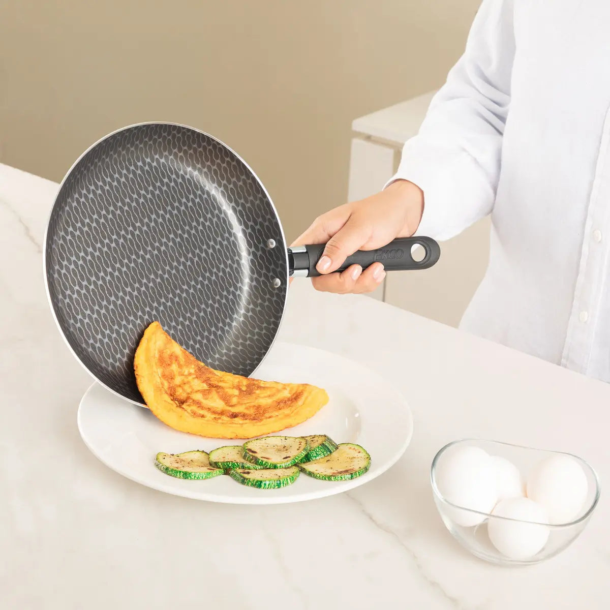 Batería Cocina Ekco 32 Piezas Antiadherente Aluminio