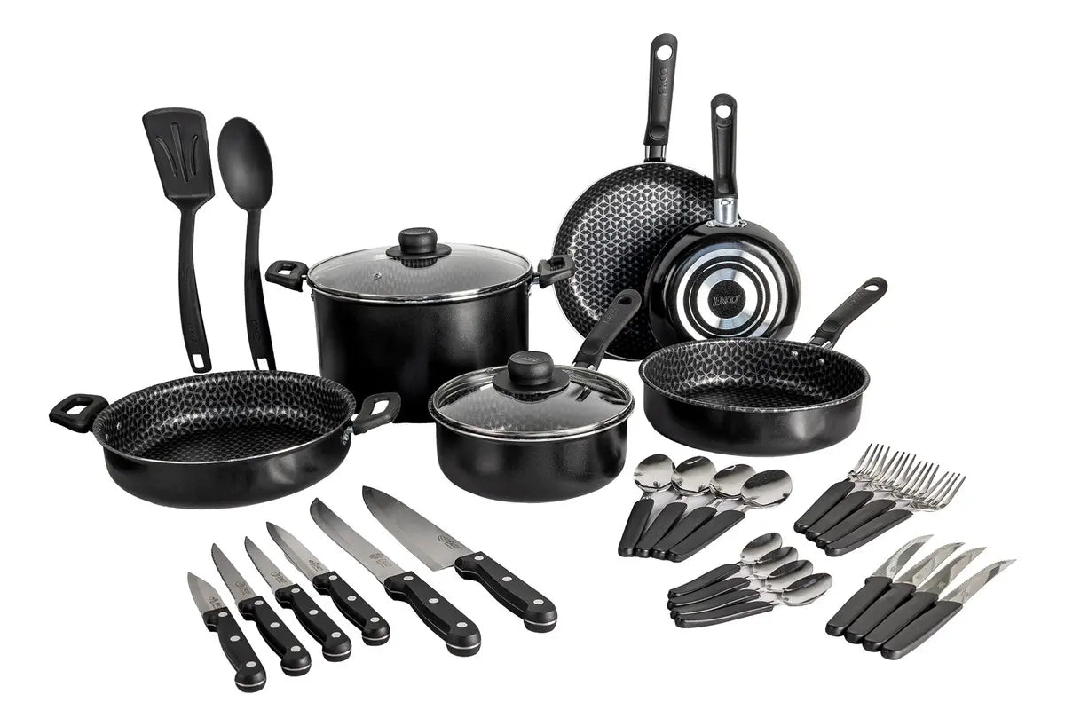 Batería Cocina Ekco 32 Piezas Antiadherente Aluminio