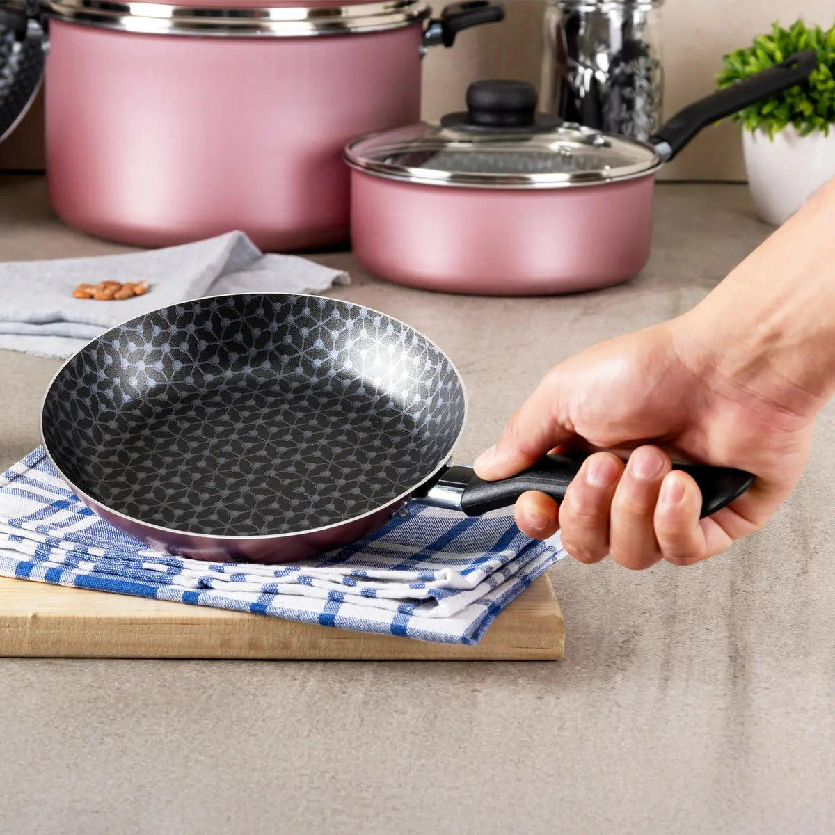 Batería Cocina Ekco 32 Piezas Antiadherente Aluminio