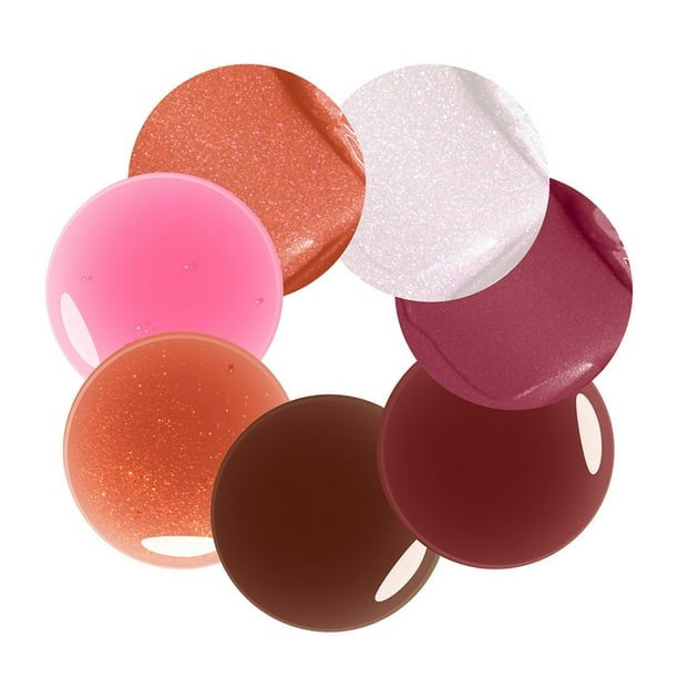 Set de Brillo Labial Nyx Professional Makeup Ginger Baddie Fat Oil Lip Drip y Slick Click de 4.8ml / 2g