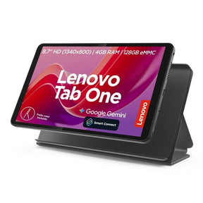 Tablet Lenovo Tab One, ZAF00187MX, RAM 4GB, 128GB, Color Gris + Folio Case